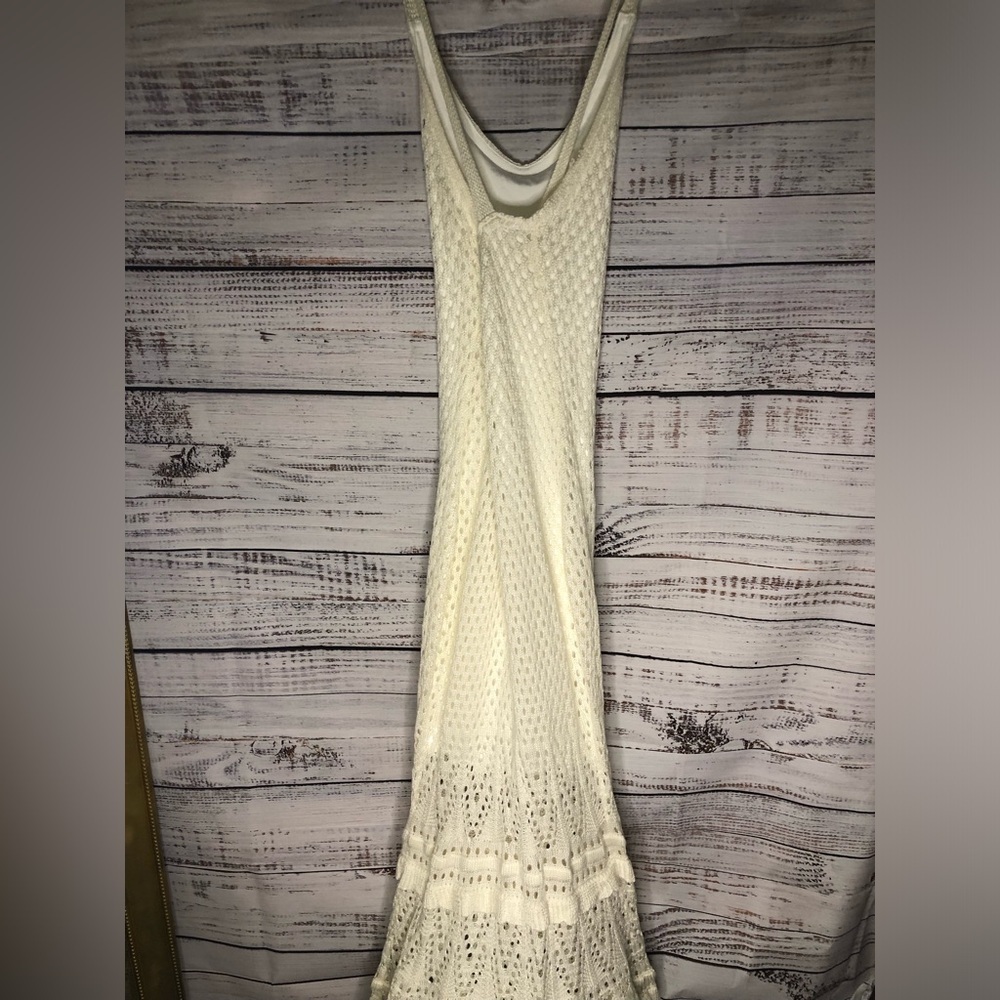 Elegant Cream Lace Dress NWOT size Large - Picture 9 of 16